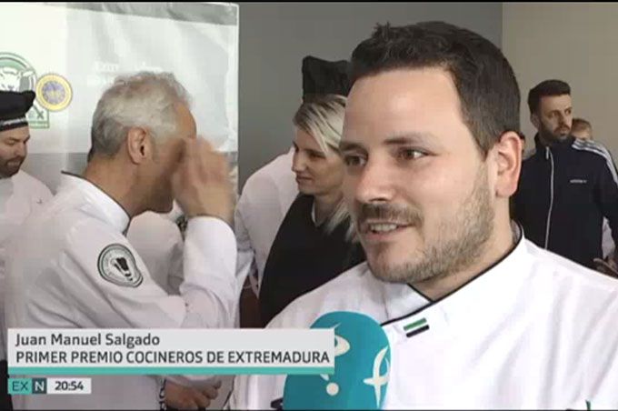 «Juan Manuel Salgado se hace con el primer premio de cocineros de Extremadura»